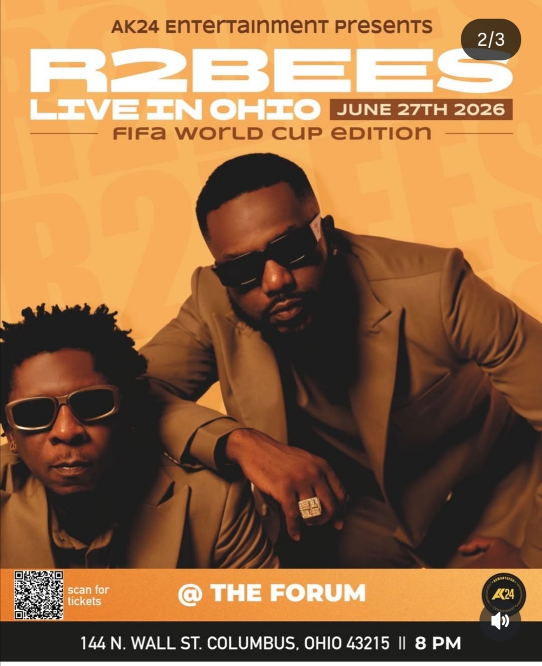 R2BEES LIVE IN OHIO - Event Image